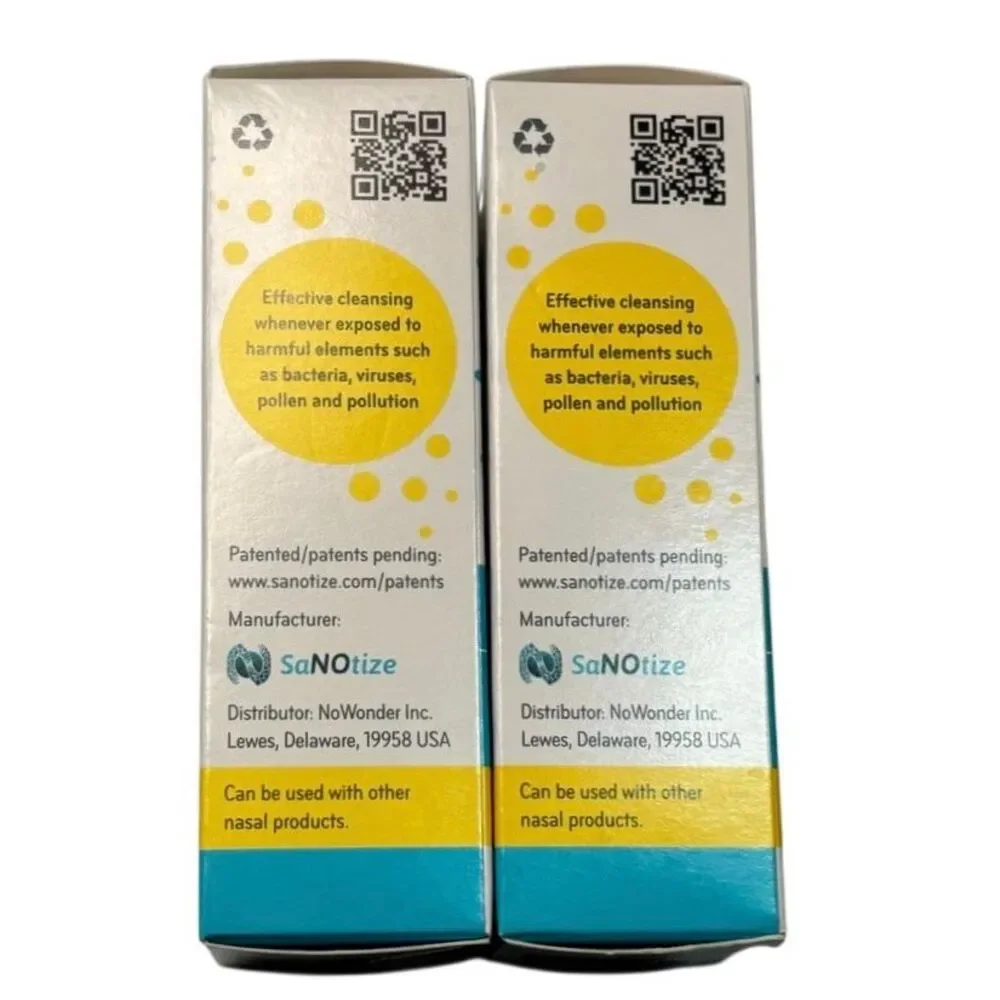 2 pack NoWonder Nasal Cleanser- 0.9 fl oz | Nitric Oxide Producing Nasal Wellnes